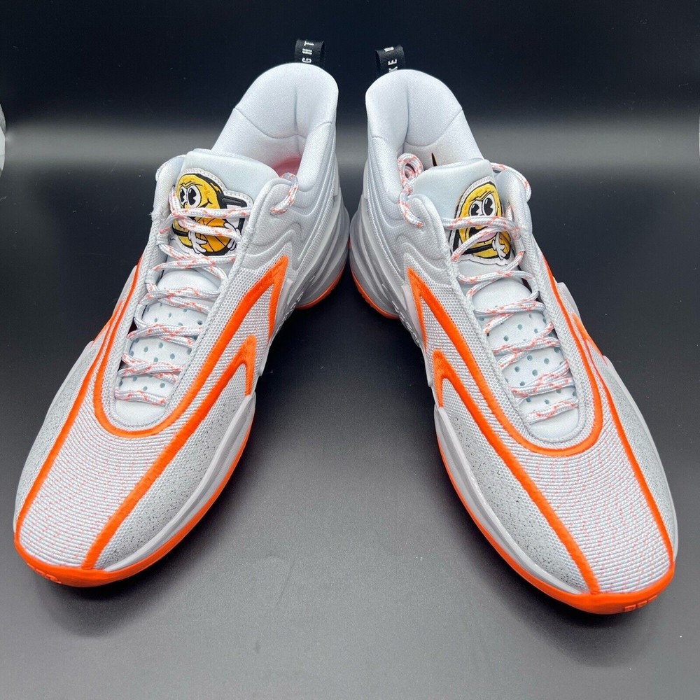 Nike Cosmic Unity 2 EP Wolf Grey Orange Men's Basketball Shoes Sneakers - Picture 4 of 6